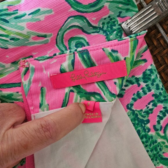 Lilly Pulitzer Hanging around Monkey Print Women's Skort  size 4 - Picture 5 of 6